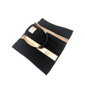 Victoria's Secret Tote Black & Gold‎ Weekender Tote Getaway Bag